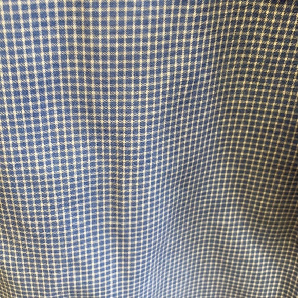 Ralph Lauren button down shirt,size 10,blue and white checkers with white collar - Picture 4 of 7